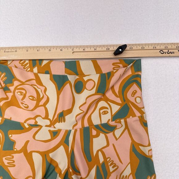 Dazey LA Leggings Size Medium Woman Print Abstract Art To Wear‎ Pants Stretch - Picture 6 of 8